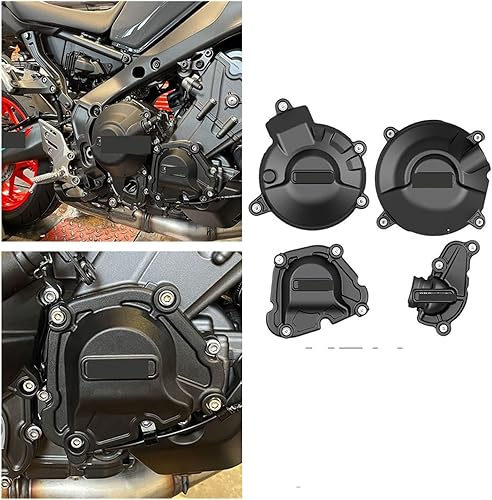 Miniatura 2 de MT-09 - Juego de funda deslizante para caja de motor de carreras GB para Yamahaa MT09 Tracer 9 GT 2021 2022 2023 fuerte (color  1 juego, tamaño 1)