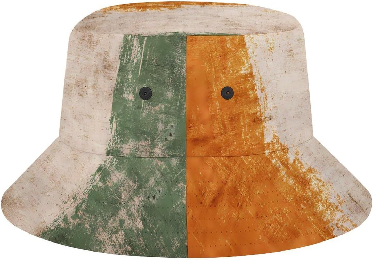 Vintage Ivory Coast Flag Bucket Hat Sun Hats for Men Women Beach Fishing Hat Summer Cap
