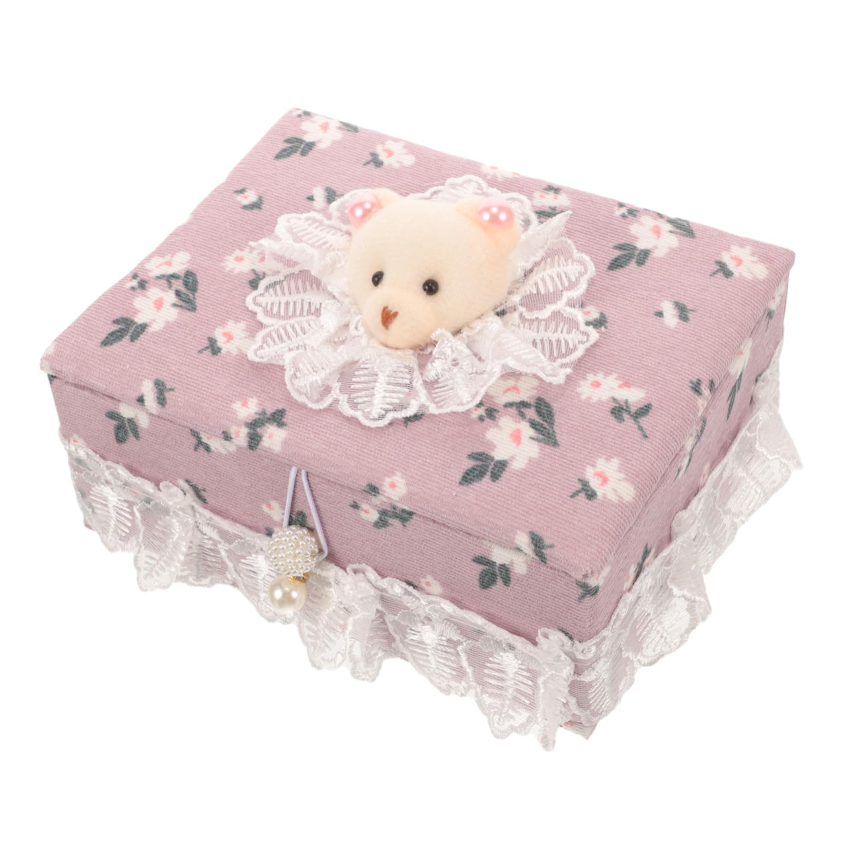 Beatifufu Portable Fabric Sewing Pin Box Sewing Kit Box Sewing Needle Case for Embroidery Pin Storage