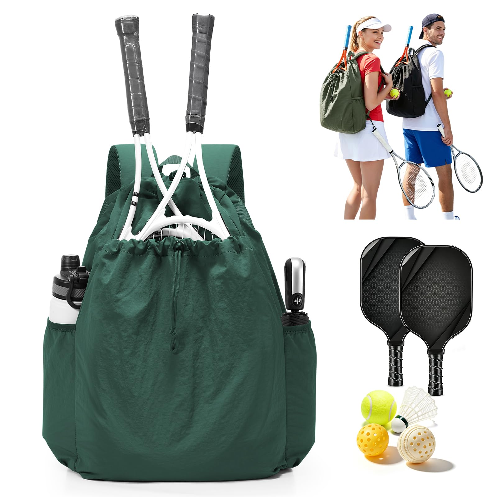 SZLX Sportrucksack für Frauen mit Schuhfach und Nasstasche Faltbarer Handgepäckrucksack Großer Reise-Laptop-Rucksack Wasserdichter Freizeitrucksack Sportrucksack Sporttasche für Schwimmen Yoga