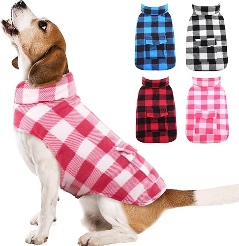 Miniatura 8 de Kuoser - Abrigo de invierno para perro de estilo británico, resistente al viento, ropa para perros, chaquetas para perros, chaleco para perros