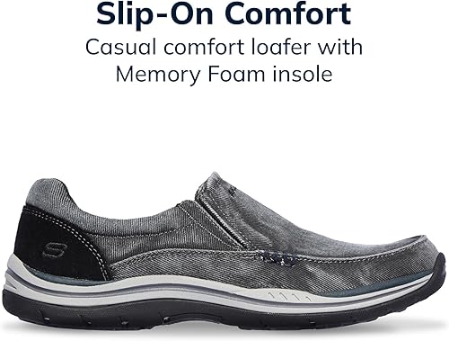 Miniatura 3 de Skechers Mocasines sin Cordones Expected Avillo de Ajuste Relajado para Hombre