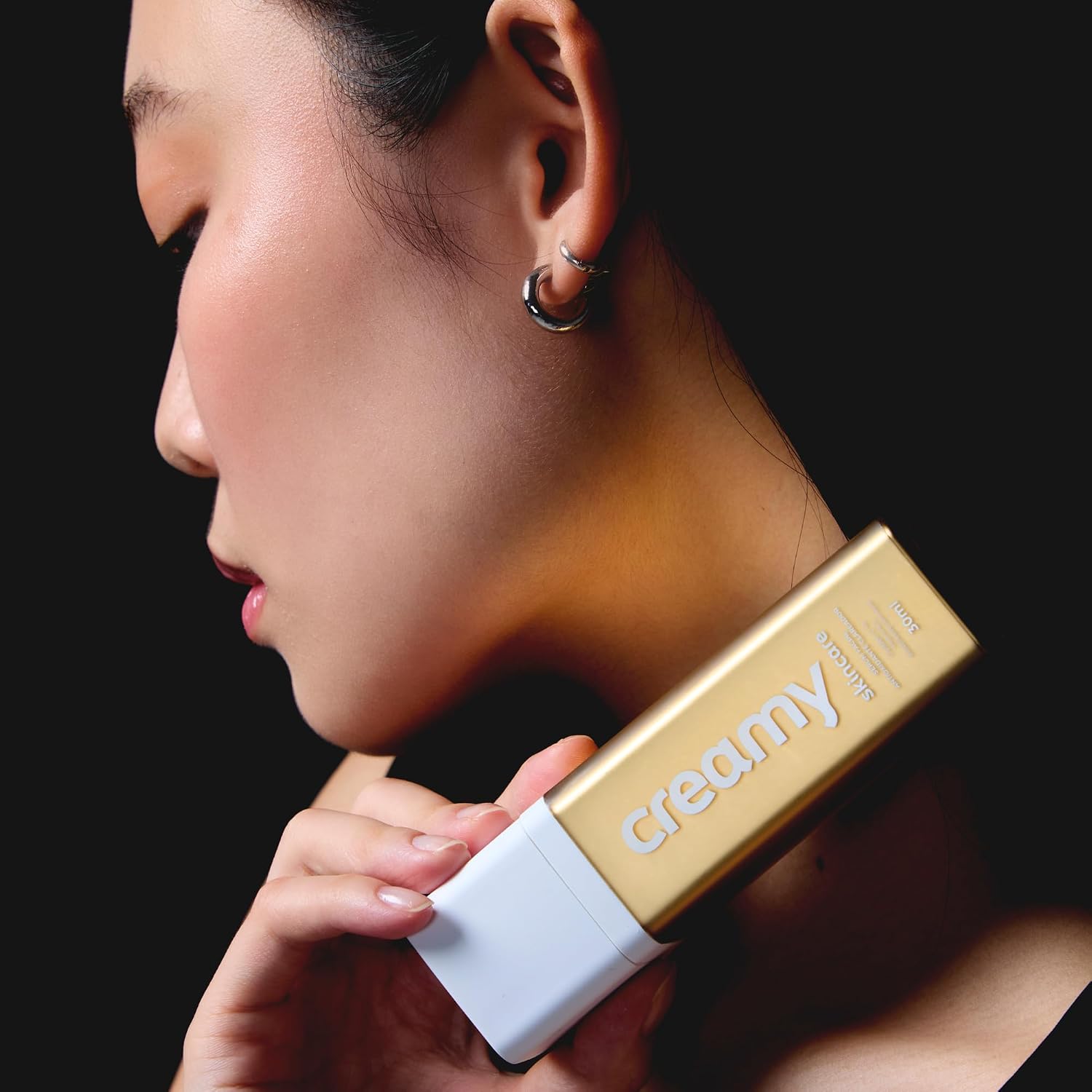 Creamy Skincare Vitamina C Gold 30g | Antioxidante, Clareador e Anti-Aging, Uniformiza o Tom, Ameniza Manchas | Todos os Tipos de Pele, Noite e Dia