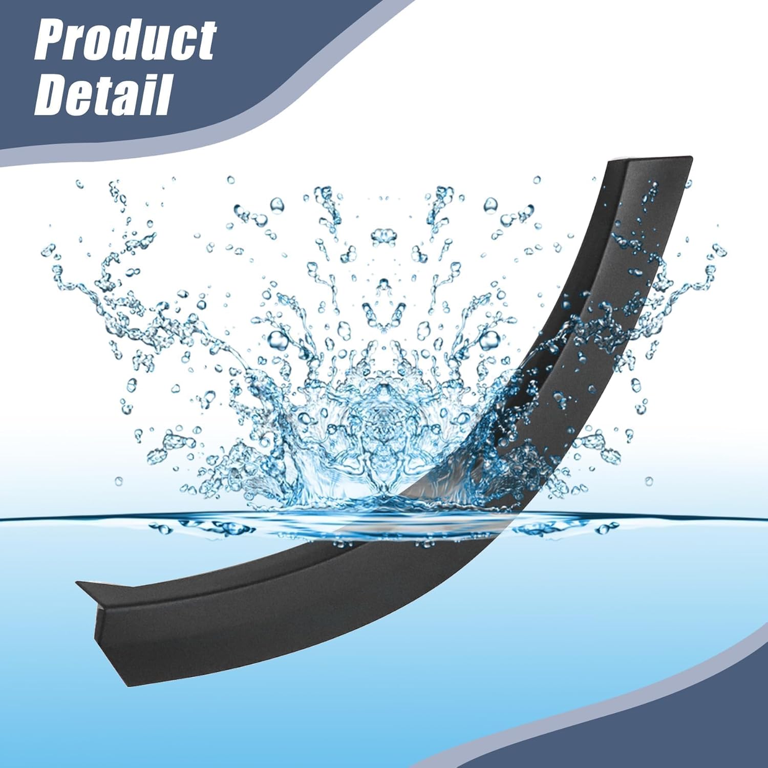 XQSMWF Wheel Fender Molding Trim Rear Passenger Side Fit for Nissan Rogue 2021 2022 2023 1.5L l3/ 2.5L l4 Rear Right Door Side Fender Trim, Replace NI1791105 78860-6RR0A 788606RR0A,