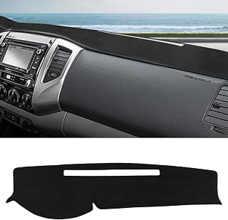 Car Dashboard Cover Dash Cover Mat Compatible with Toyota Tacoma 2005-2015,Black Dash Board Cover Decorative Interior Auto Accessories