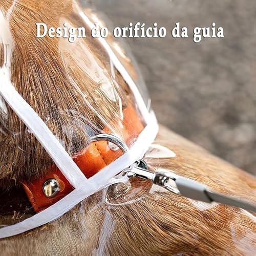 Capa De Chuva Para Cães Transparente Impermeável/Jaqueta Com Capuz Para Animal De Estimação (Preto,4