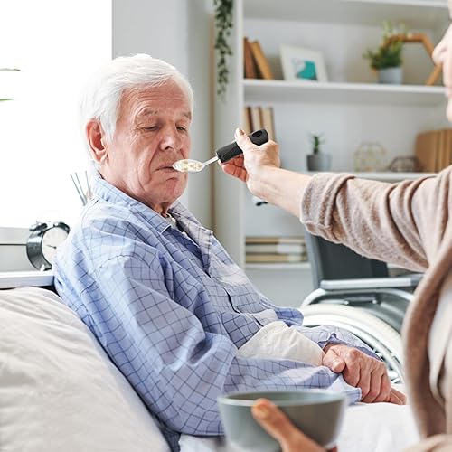 Miniatura 9 de Adaptive Utensils Set Weighted Utensils for Neurological Dysfunction and Elderly, Stainless Steel Fork, Knife, Spoon