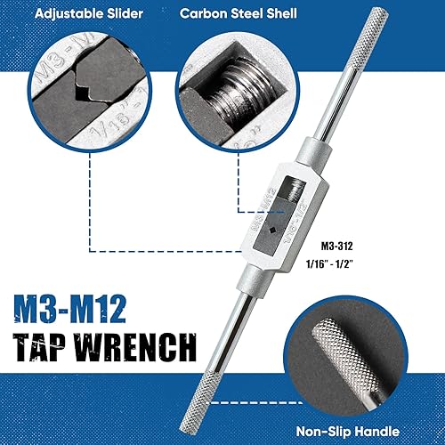 Miniatura 6 de SHALL Juego de extractor de tornillos de perno de 34 piezas, estuche con extractor de pernos de 13 piezas, broca de 5+5 piezas, extractor de