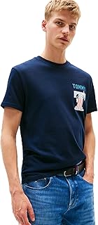 Tommy Hilfiger TJM REG USA SCRIPT SS TEE T-shirt Erkek