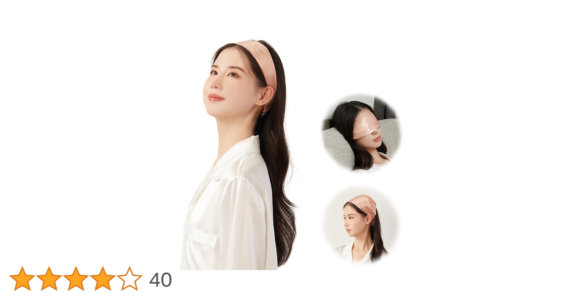 Amazon.co.jp: Utukky シルクの2WAYヘアターバン＆アイマスク