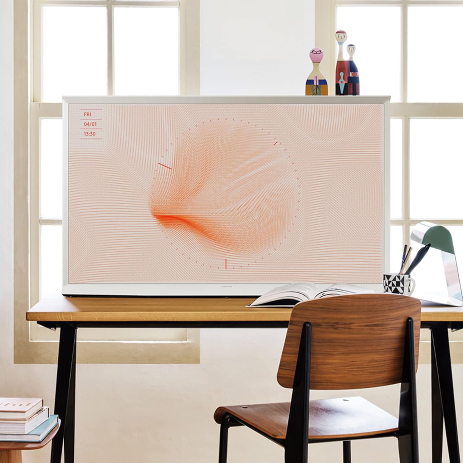 Samsung TV QE55LS01BAUXZT, Smart TV 55 Serie LS01B, QLED 4K UHD, Alexa e Google Assistant integrat, Cloud White, 2022, DVB-T2 Samsung TV QE55LS01BAUXZT, Smart TV 55 Serie LS01B, QLED 4K UHD, Alexa e Google Assistant integrat, Cloud White, 2022, DVB-T2