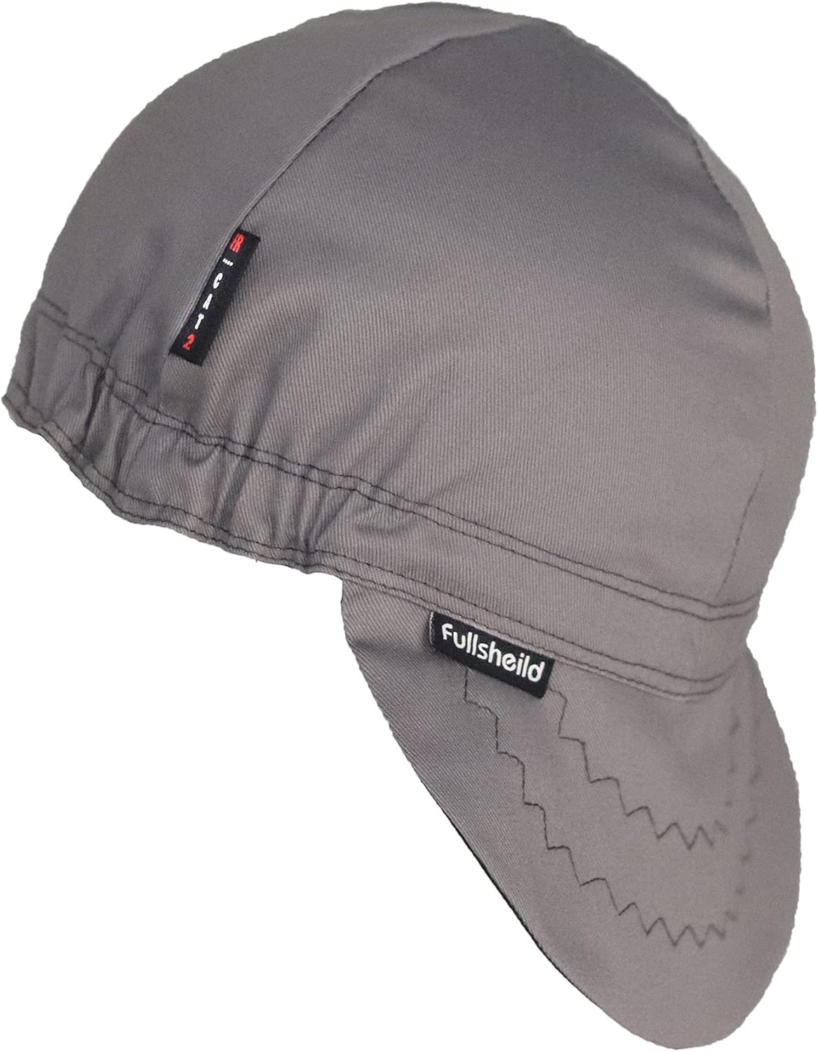 Fullsheild Flame Resistant Cotton Welding Cap Hat for Men Women's Reversible Welders Caps Elastic Low Crown One Size Black for Welder Electrician Gas Station - - 