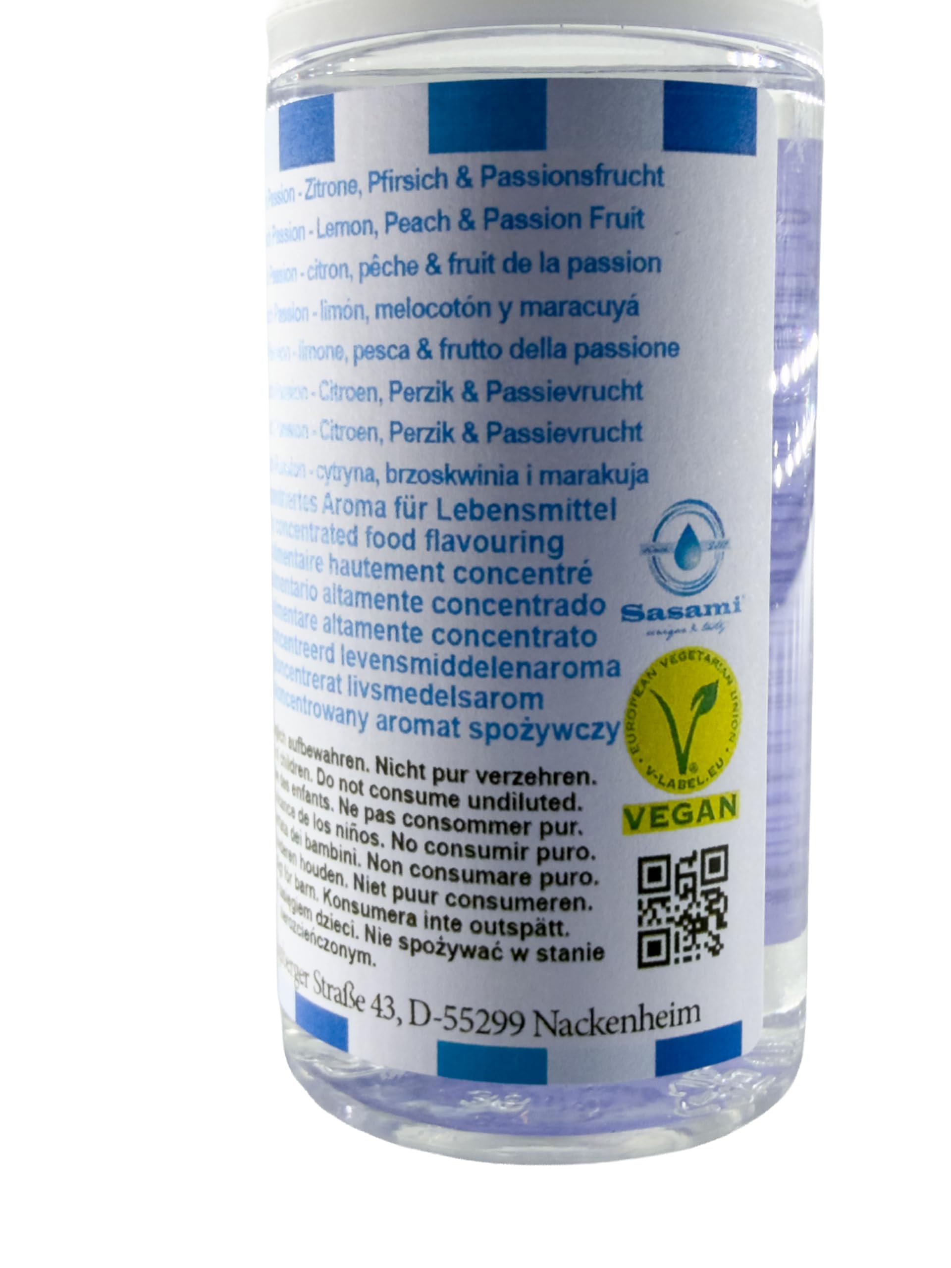 Lemon Peach Passion - Zitrone, Pfirsich & Passionsfrucht Aroma Konzentrat - Vegan - Sasami - 100ml