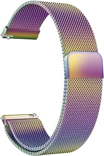 Miniatura 11 de Compatible con Galaxy Watch 3 de 1.772 in/Samsung Galaxy Watch 1.811 in/Gear S3 Frontier/Classic Band, correa de acero inoxidable de 0.866 pulgadas