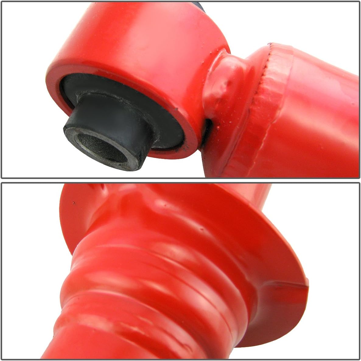 Auto Dynasty Compatible with LS400 Red Powder Coated Mild Steel Rear Gas Shock Absorber
