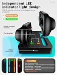 i-Blason Charging Dock Compatible with Nintendo Switch 2 for JoyCon Controller, Portable Slim Small Lightweight Minimalist Charger Station with Charging Cable & LED Indication