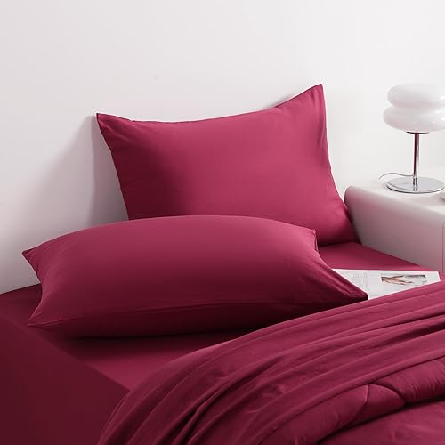 Vista 186 de NTBAY Juego de ropa de cama para niños pequeños, juego de ropa de cama suave y transpirable de 4 piezas para niños y niñas, incluye edredón