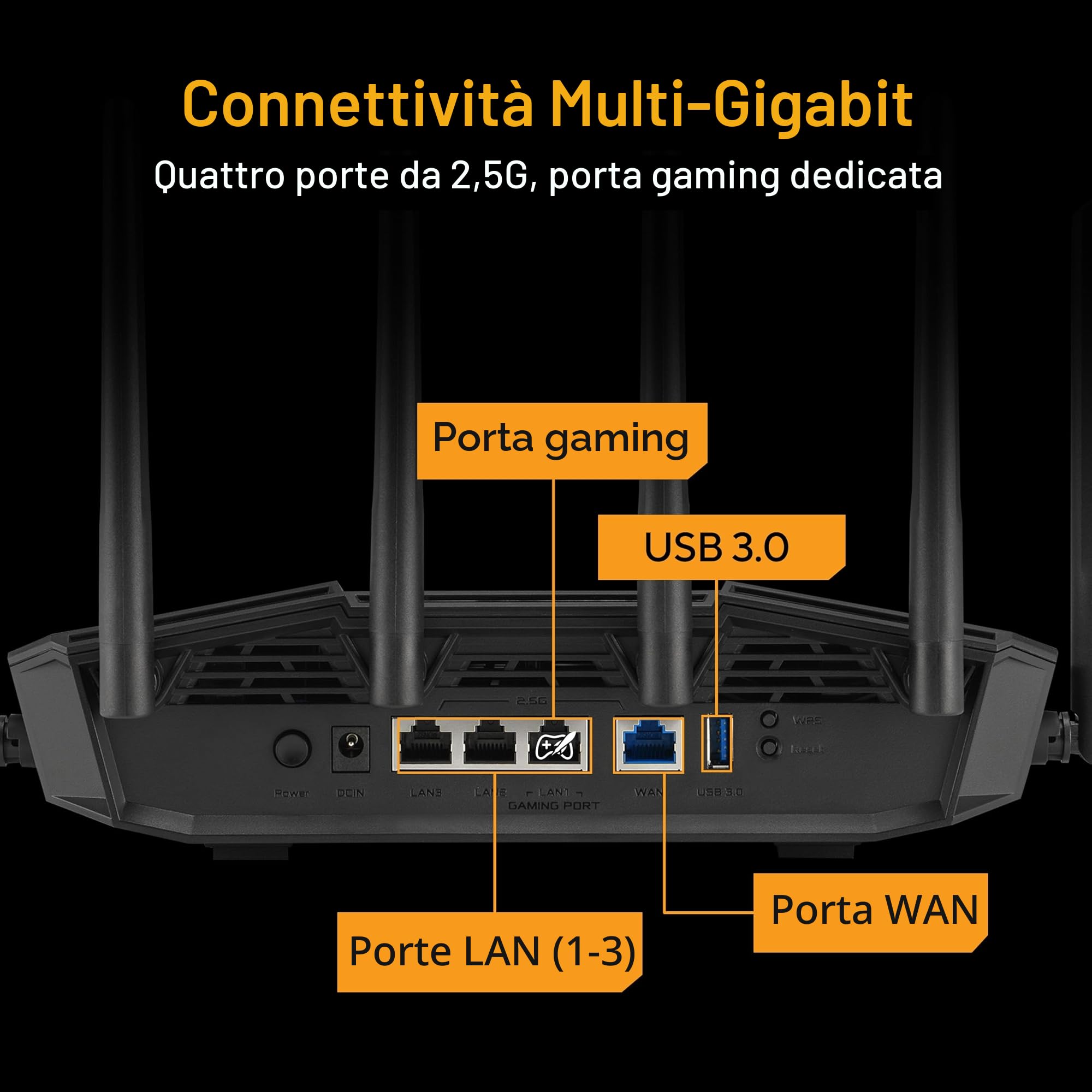 Asus - Routeur TUF Gaming BE9400 WiFi 7 tri-bande