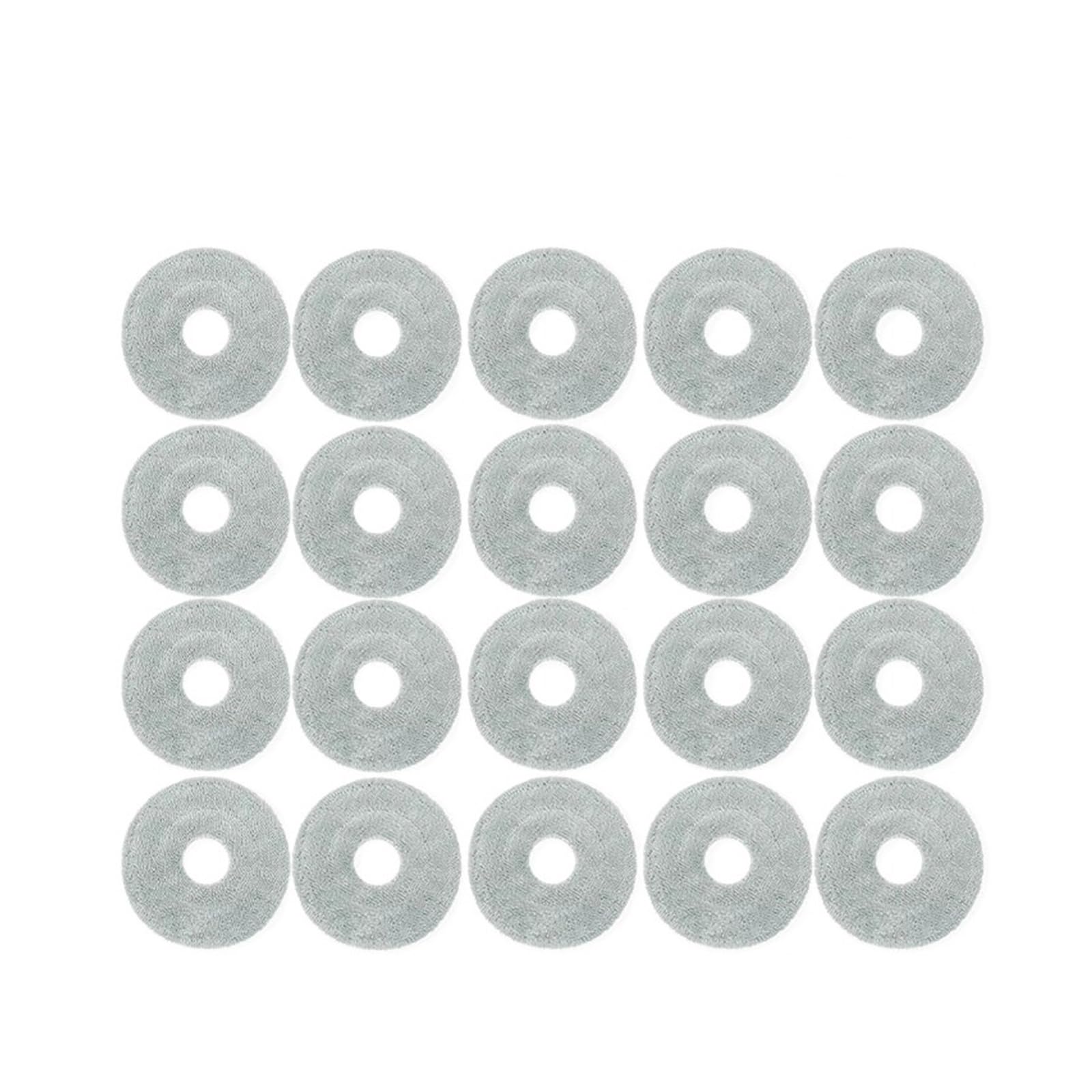 SLAQEYDJS Generic Robot Vacuum Mop Cloth Replacement Parts, Compatible For Dreame L40 Ultra X40 Ultra(20pcs)