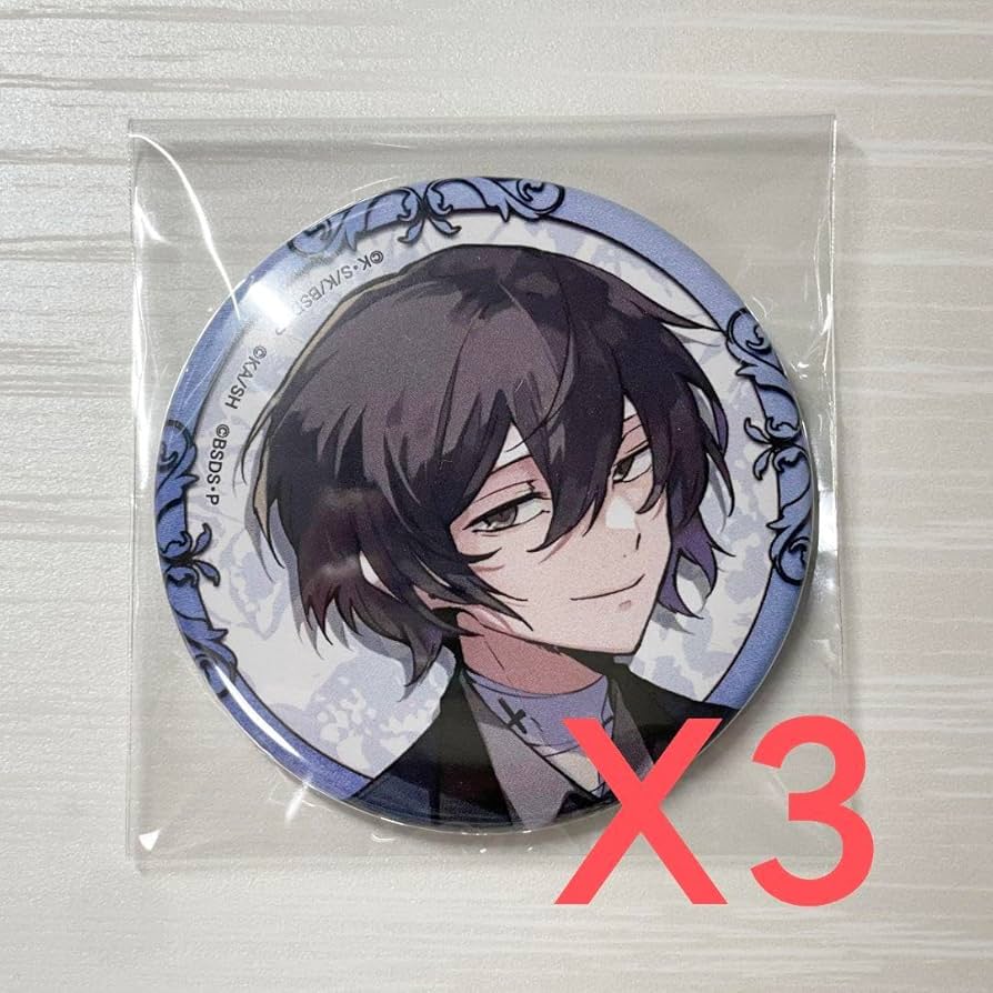 太宰治 大博覧会 缶バッジ アニメ 太宰 トレーディング 文豪ストレイ