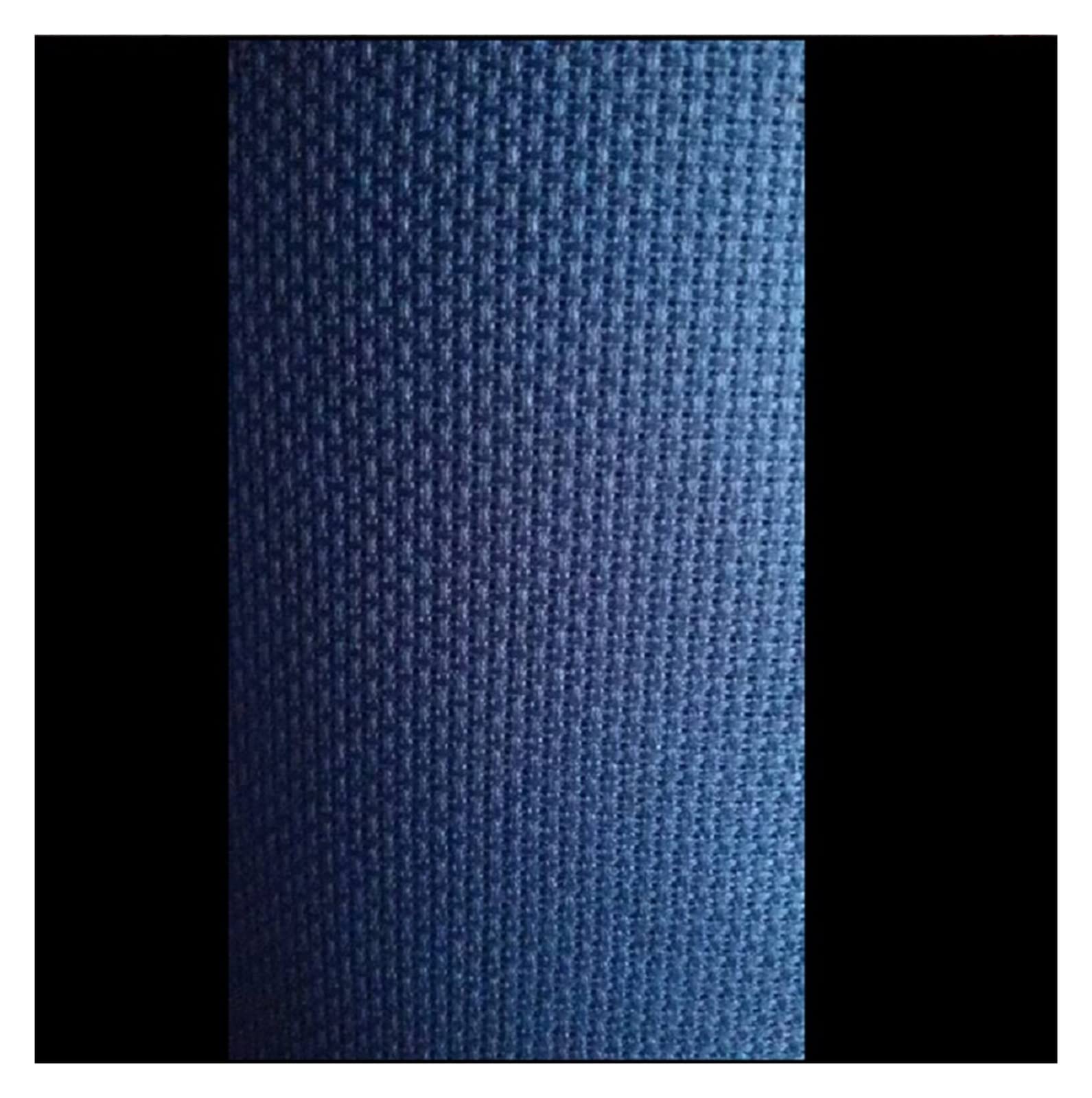 Punto De Cruz PañO 100% Algodón 14CT Punto de cruz/Tela bordada Tela Aida Lona Blancos Rojo Negro Azul azul claro Beige (Color : Blue, Size : 100x100cm)