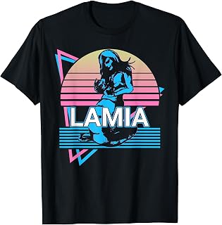 Lamia Mythical Creature Ancient Greek Mythology Retro T-Shirt