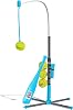 Franklin Sports Grow-with-Me Kids Baseball Batting Tee + Stand Set for Youth + Toddlers - Youth Baseball, Softball + Teeball Hitting Tee Set for Boys + Girls