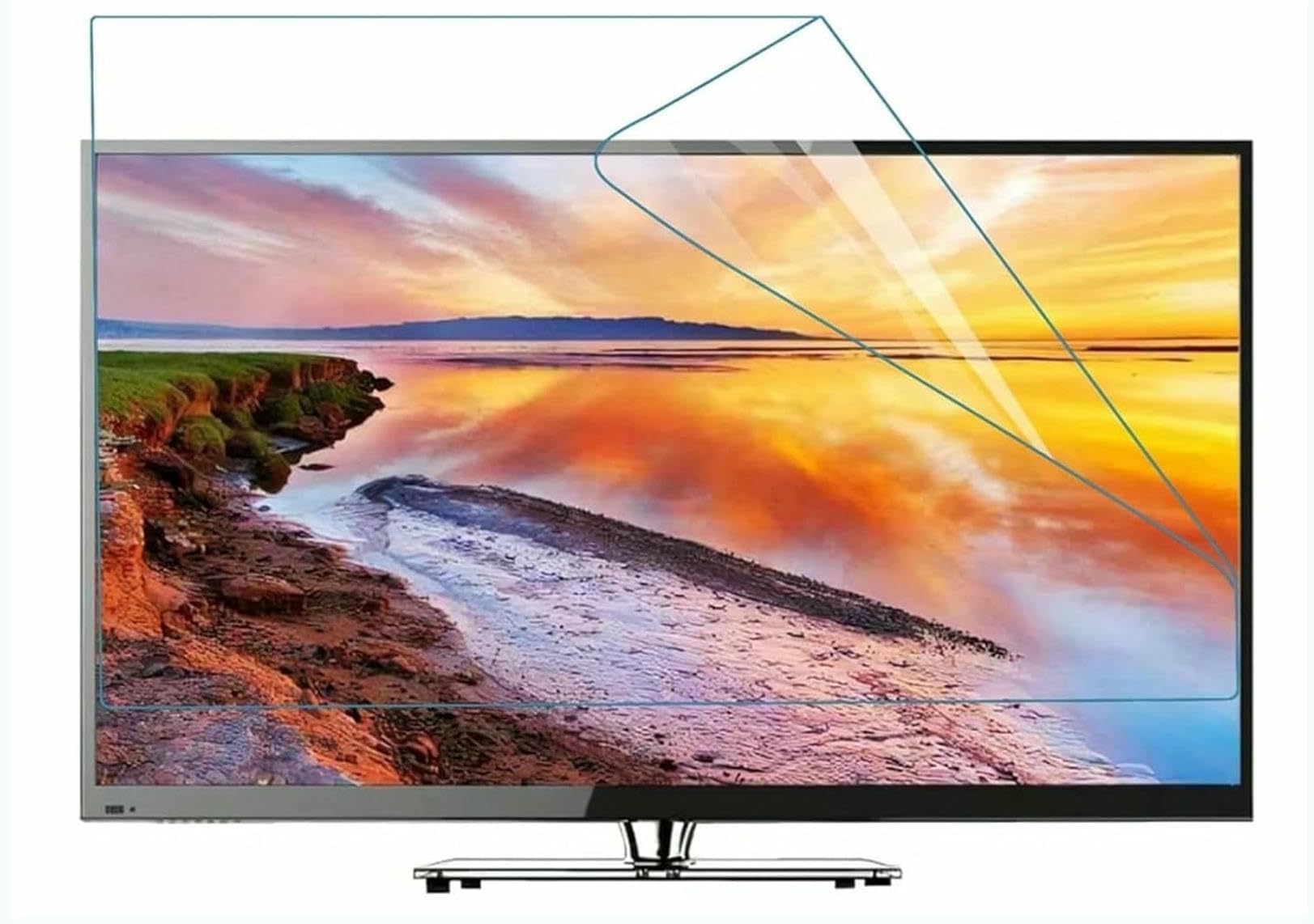 Film protection écran télévision givré anti-reflet LCD LED OLED
