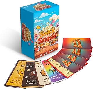 Snack Smash Card Game - Family Game Night,Party Game- Funny and Easy to Lear for Kids, Teens, & Adults - 15 Minutes to Pla...