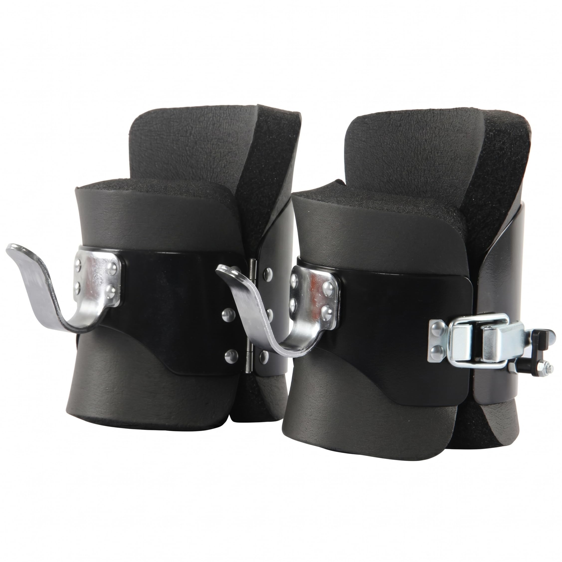 Bottes d'inversion avec crochets en acier inoxydable et rembourrage de mousse