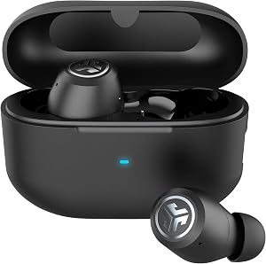 JLab JBuds ANC 3, auriculares verdaderamente inalámbricos, con cancelación activa de ruido, conexión multipunto, Google Fast Pair, negro