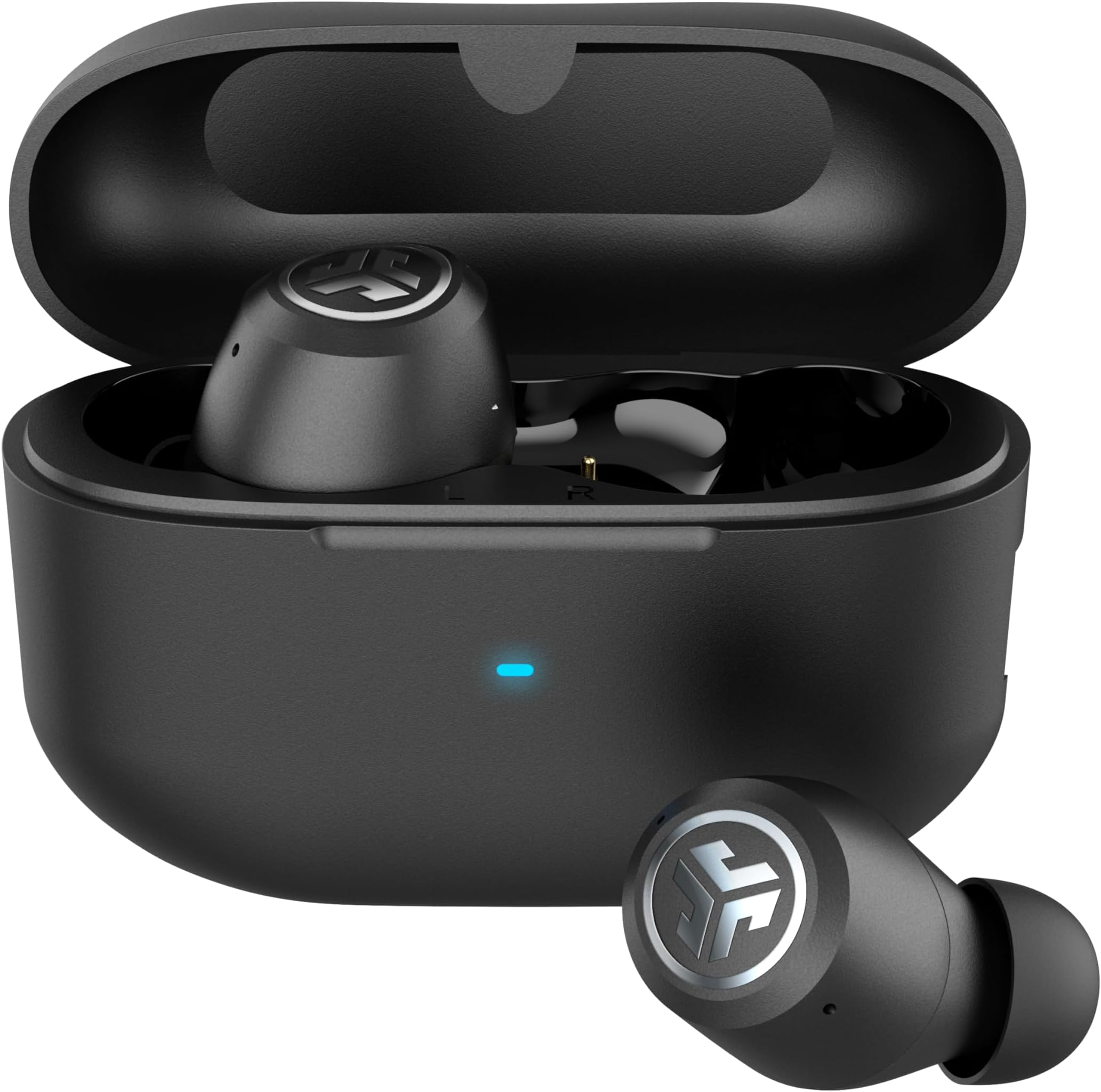 JBuds ANC 3 True Wireless Earbuds with Charging Case, 42 Hours of Total Playtime, 9 Hours Per Charge, Smart Active Noise Canceling, Custom Sound Via App, Multipoint Connect, Google Fast Pair