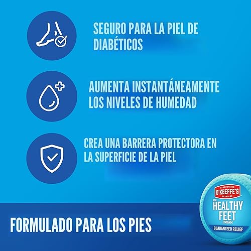 Miniatura 3 de O'Keeffe's Healthy Feet crema de pies, frasco de 3.2 onzas., K0320016, 0watts