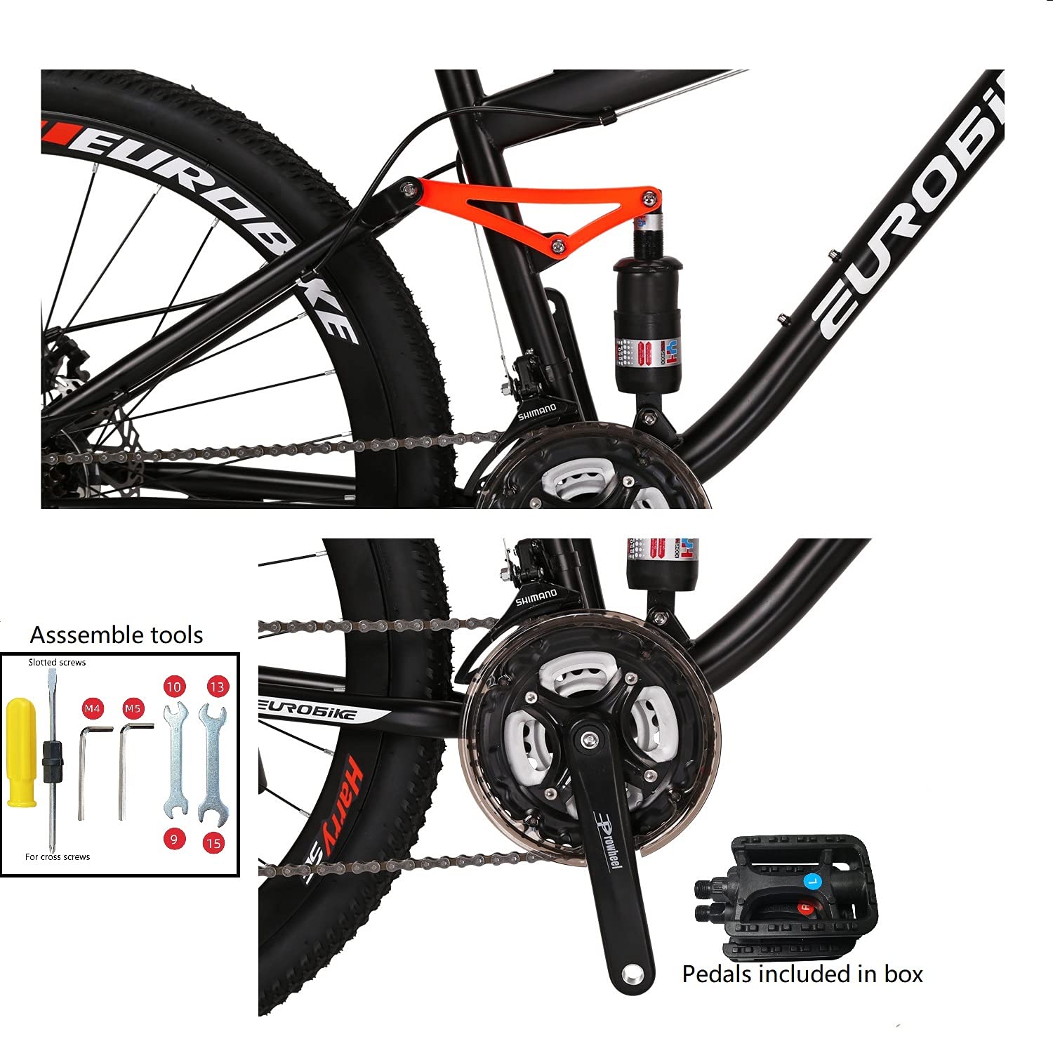 Buy Eurobike Dual suspension Mountain Bike 27.5 Inches Wheel Mens