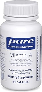 - Vitamin A + Carotenoids (Lutein, Zeaxanthin, and Astaxanthin) - Hypoallergenic Dietary Supplement - 90 Capsules