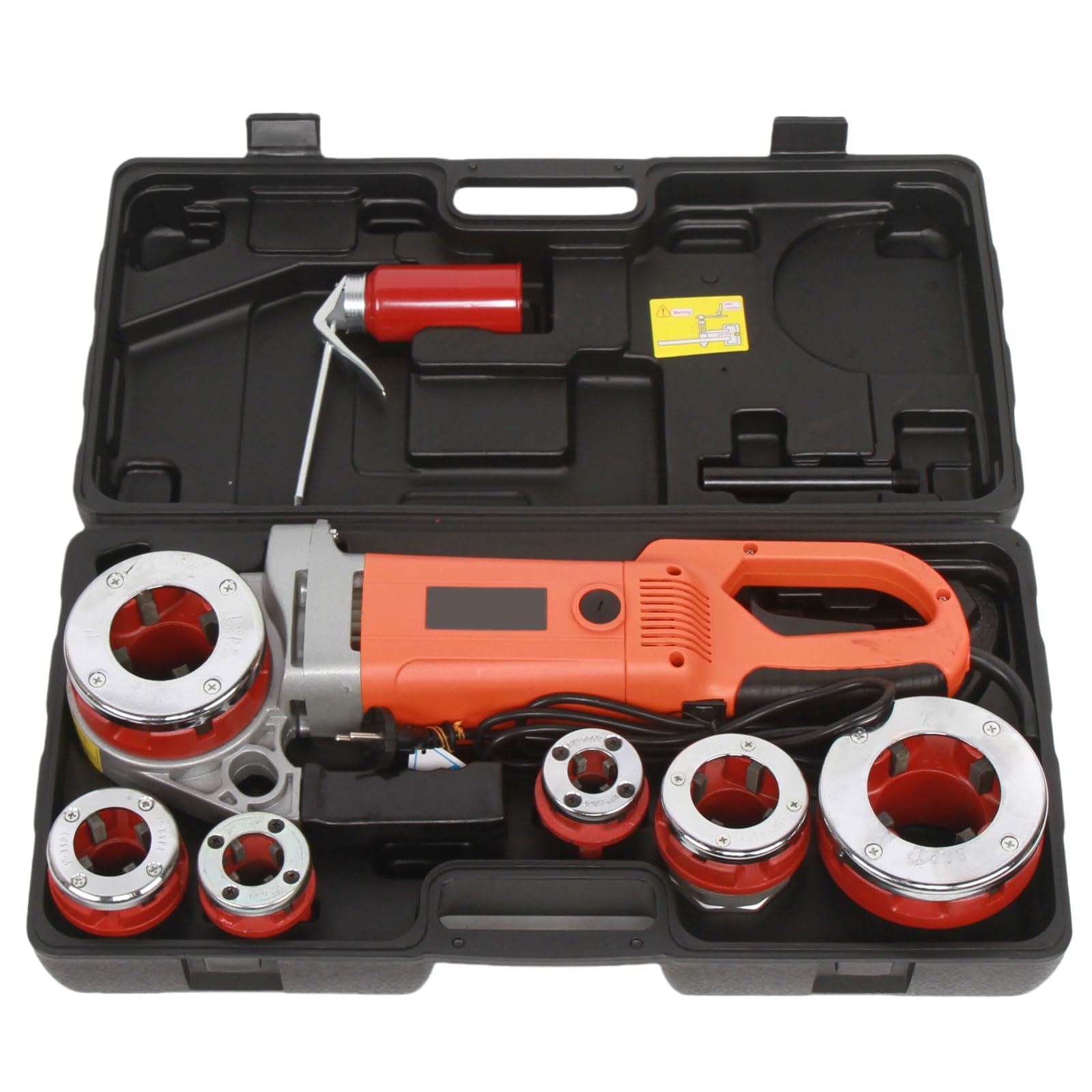220V Elektrischer Rohrschneider Gewindeschneidmaschine 20,9-49,6 mm(1/2-2") 2300W 25R/min Gewindeschneidkluppe Schneidkluppensatz Elektrischer Rohr Einfädler