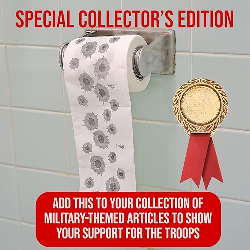 Miniatura 6 de Fairly Odd Novelties Papel higiénico novedoso con agujeros de bala