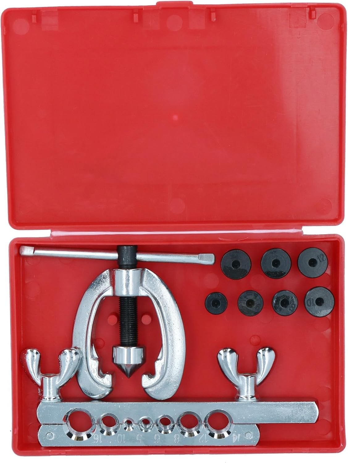 AB Tools Brake Pipe Flaring Tool for Single Double Flare Flares 5mm to 16mm Pipe 7 Sizes