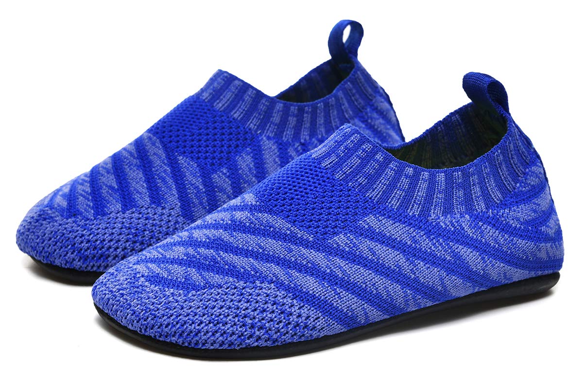 SLEVEL Pantuflas cómodas para niños pequeños, ligeras, antideslizantes, agarre alrededor de la casa, zapatos para niños y niñas