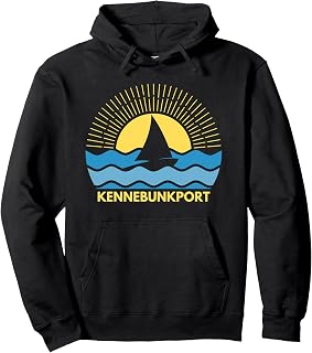 Kennebunkport Maine, Sailing Kennebunkport Pullover Hoodie