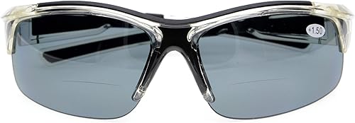 Miniatura 2 de Eyekepper TR90 - Gafas de sol irrompibles para deportes bifocales sin montura para béisbol, correr, pesca, conducción, golf, softbol, senderismo,