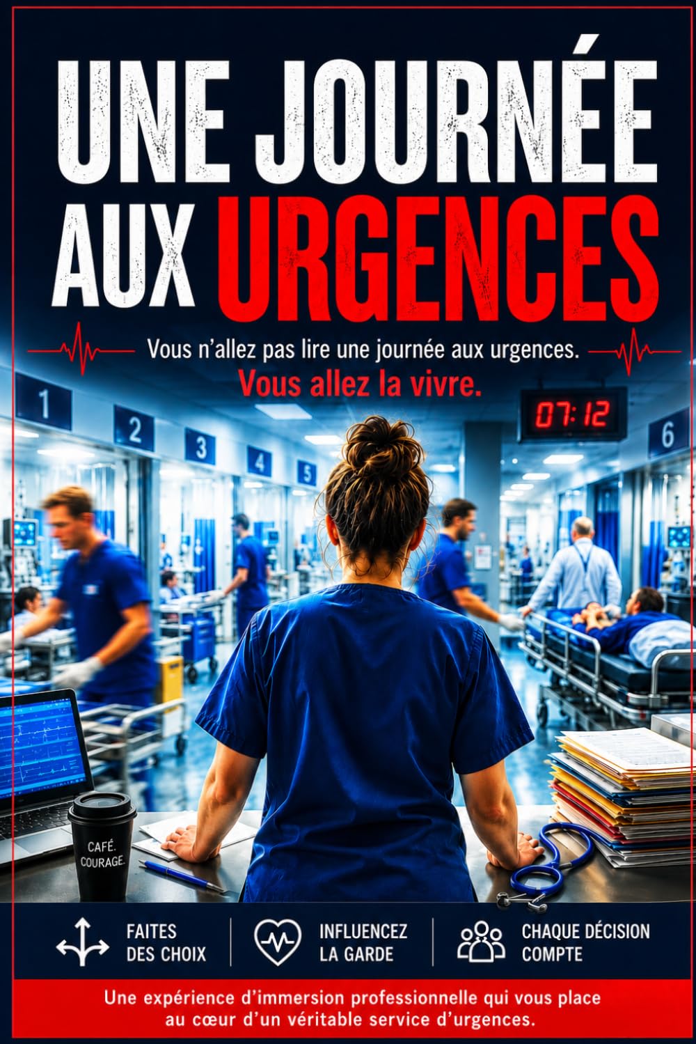 Une journée aux urgences: 30 situations critiques, une garde dont vous êtes le héros. Livre-jeu interactif où chaque décision compte.