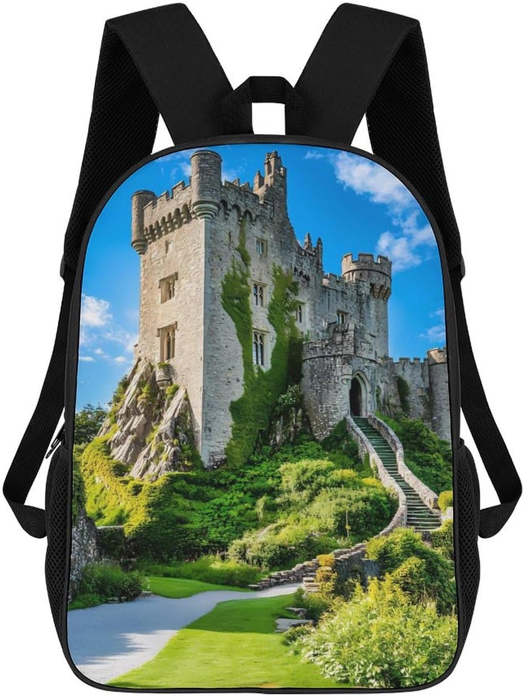 Blarney Castle County Cork Ireland Laptop Backpack for Men Women 17 Inch Shoulder Bag Travel Daypack