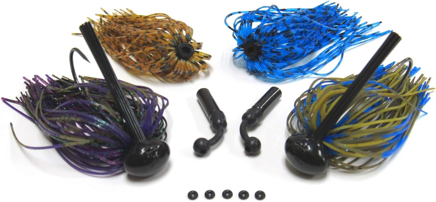 Harmony Fishing Tungsten Football Jigs (Modular Skirt
