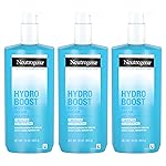 Neutrogena Hydro Boost Fragrance-Free Body Gel Cream with Hyaluronic Acid, Non-Greasy, Fast Absorbing Moisturizer & Hydrating Full Body Cream for Sensitive Skin, Paraben-Free, 16 oz (Pack of 3)