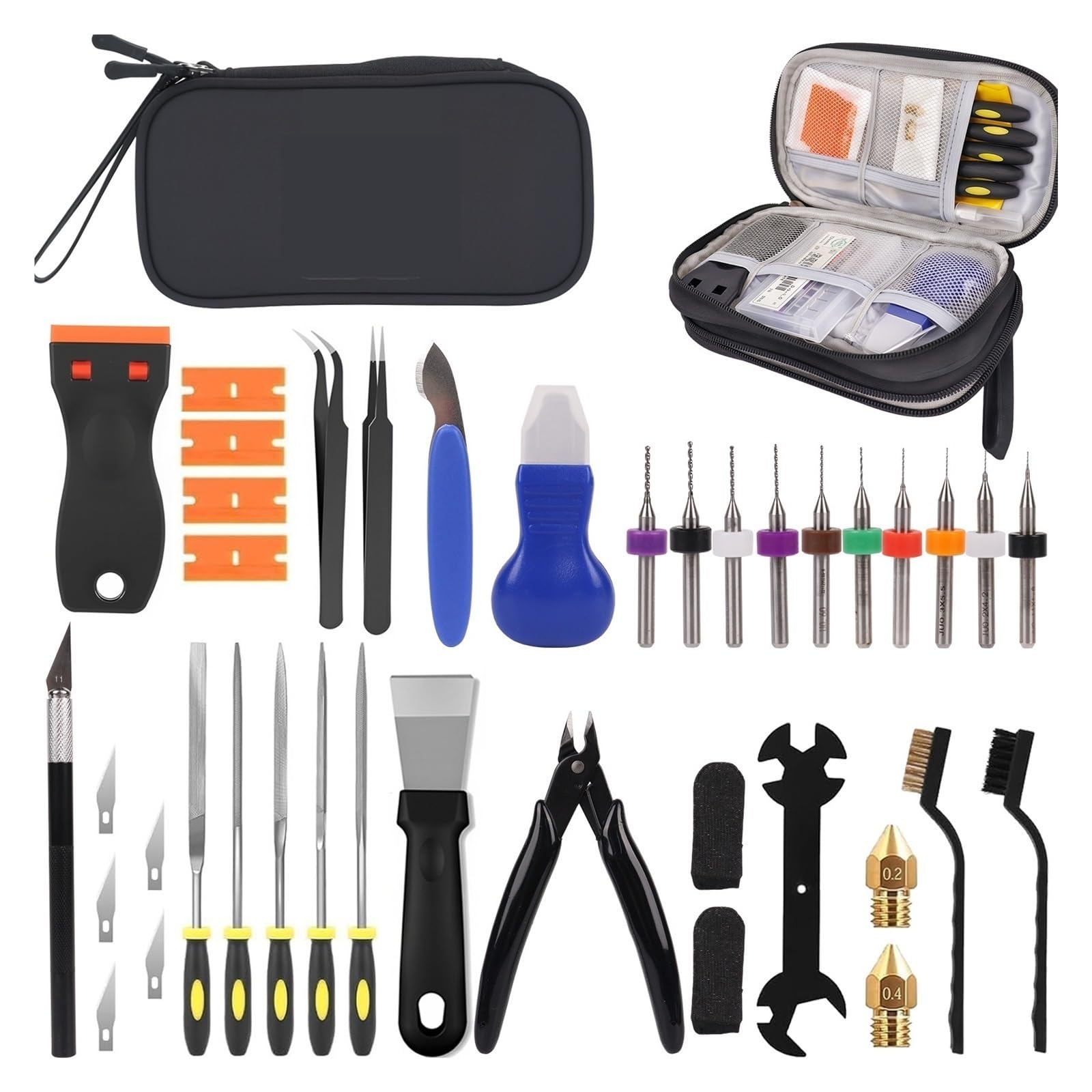 Kit D'outils D'imprimante 3D 39 Pièces, Compatible For FDM
