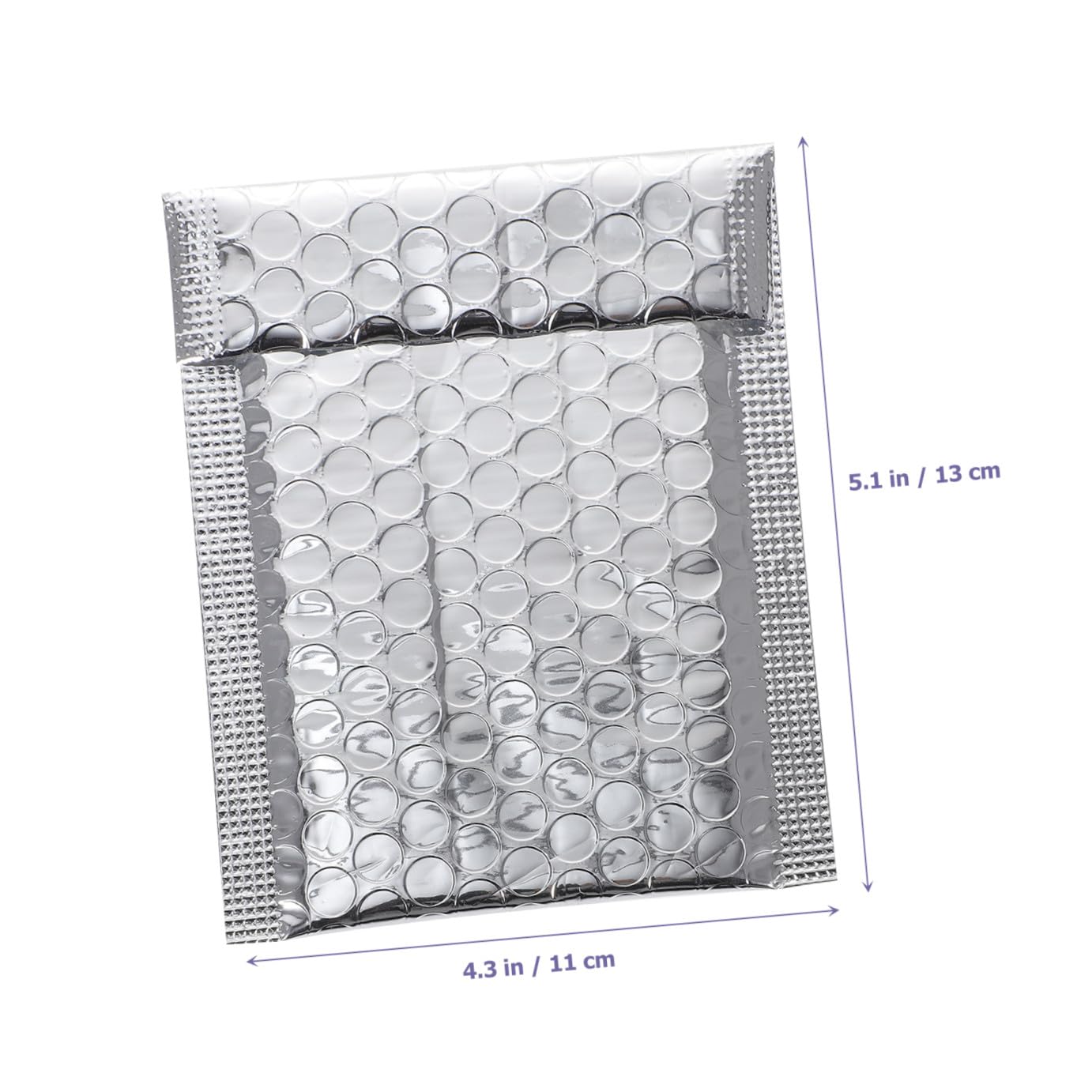 Mikikit 100 pezzi Buste Imbottite Autoadesive in Alluminio per Spedizioni Resistenti Buste Protettive con Bolle d Aria per Vestiti e Oggetti Fragili per Ufficio e Casa