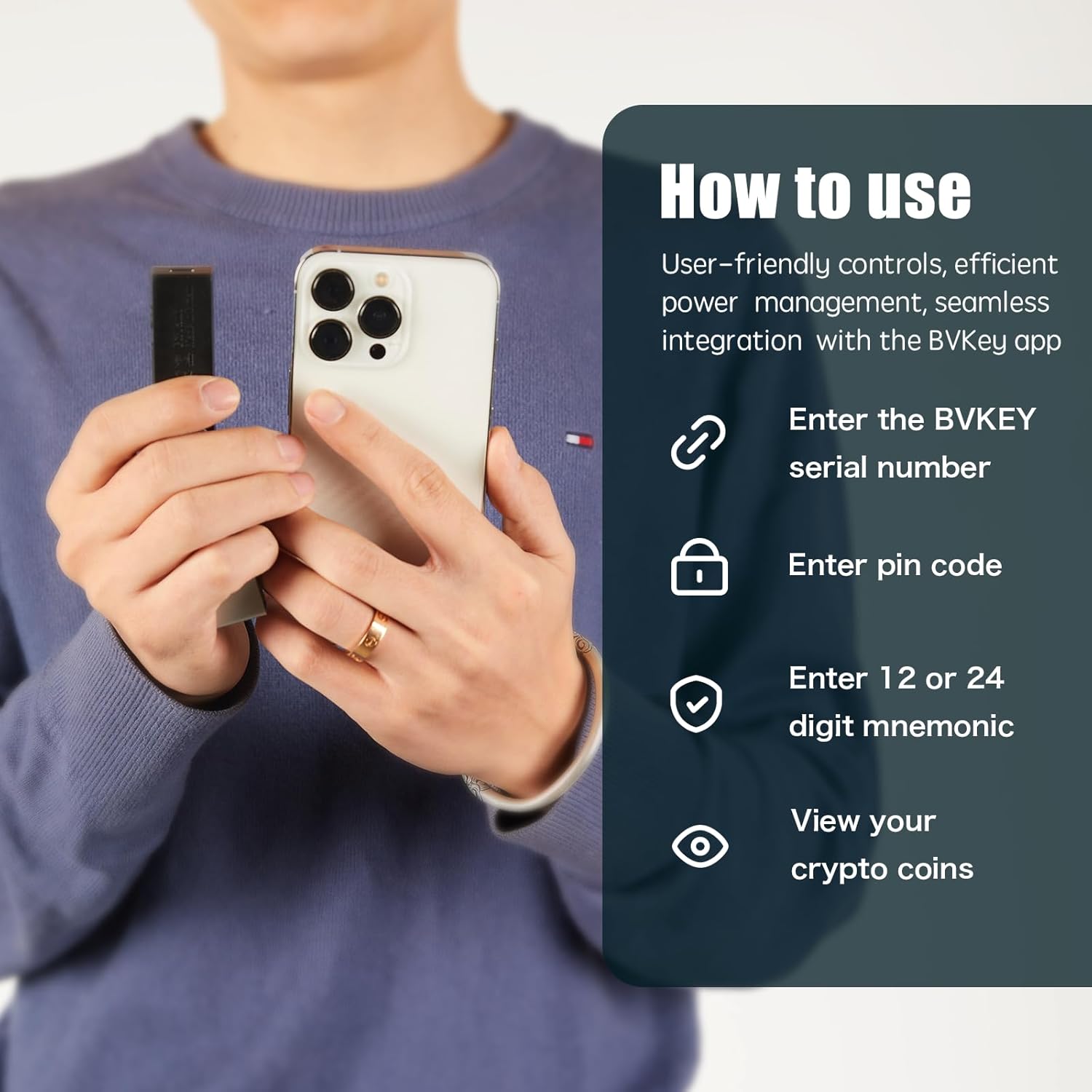 Cartera de Hardware Crypto con Bluetooth, Chile | Ubuy