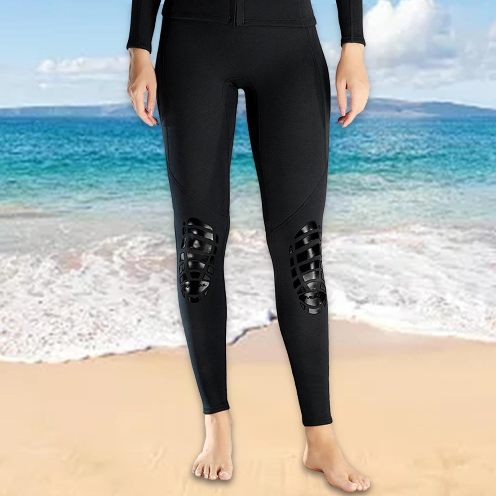 Generic Pantaloni Da Muta Pantaloni Da Sub Pantaloni Da Neoprene Da 1,5 Mm per Immersioni in Kayak E Vela