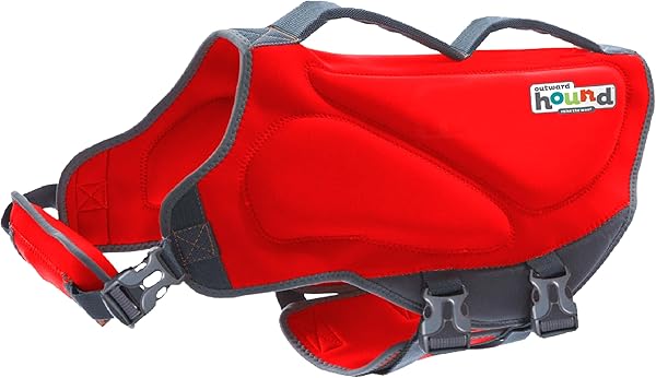 Outward Hound Dawson Reddingsvest voor honden, rood, maat M